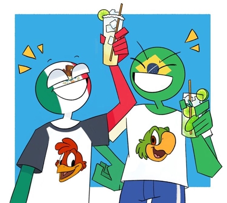 História Brasil no país das maravilhas (countryhumans) - História escrita  por Lady-Oscar - Spirit Fanfics e Histórias