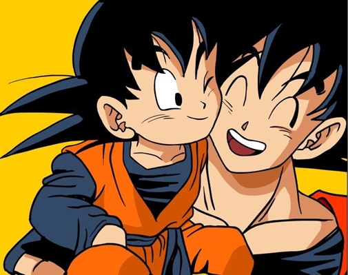 O dia em que Goku volta a Terra e conhece seu filho Goten 😄#goku