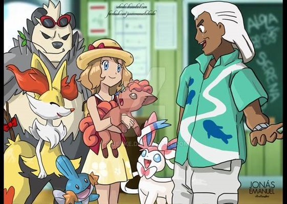 Pokémon: Sol e Lua - Ash e a sua mãe combatem juntos
