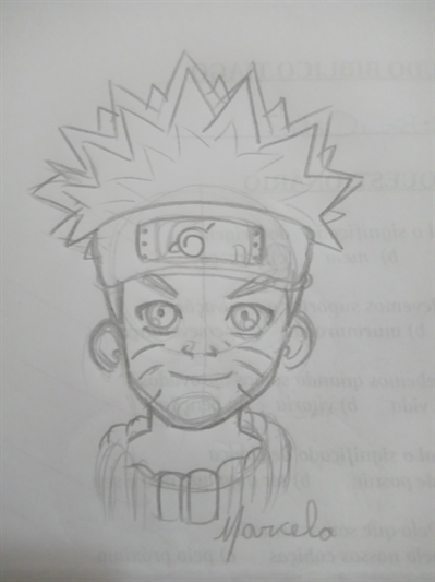 Olha que desenho legal do Naruto. - Desenho para Desenhar