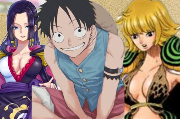 História O Segundo Rei dos Piratas - Uma noite a três, Luffy x