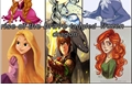História: Rise of the brave tangled frozen dragon