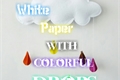 História: A White Paper With Colorful Drops