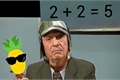 História: Dia primeiro de abril, Chaves quase virou professor.