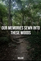 História: Our Memories Sewn Into These Woods