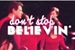 Fanfic / Fanfiction Dont Stop Believin