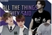 Fanfic / Fanfiction All The Things They Said - Yoonkook