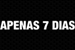 Fanfic / Fanfiction Apenas 7 dias(provavelmente mudarei o título e a capa)