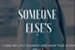 Fanfic / Fanfiction Someone Else's - Taegi